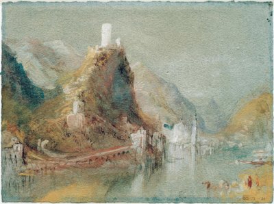 Cochem sett fra sør av Joseph Mallord William Turner