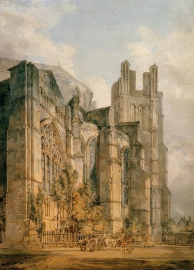 Kapellet til St. Anselm ved Canterbury Cathedral og av Joseph Mallord William Turner
