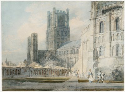 Ely-katedralen fra Sør-Øst av Joseph Mallord William Turner