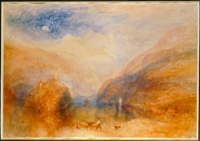 Brienzsjøen av Joseph Mallord William Turner