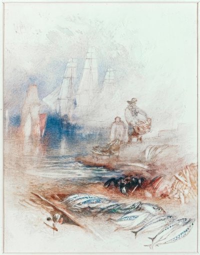 Makrell på stranden av Joseph Mallord William Turner