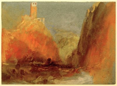 Mosel(?) av Joseph Mallord William Turner