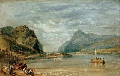 Rolandseck, Nonnenwerth og Drachenfels av Joseph Mallord William Turner