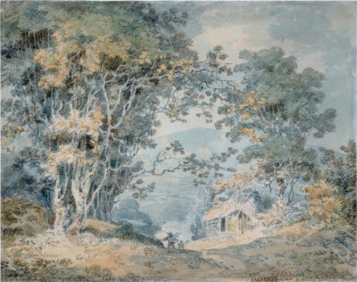Rustikk på en countrybane i Hindhead, Surrey av Joseph Mallord William Turner