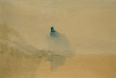 Slott ved bredden av en innsjø av Joseph Mallord William Turner