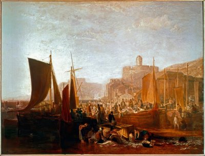 St Mawes på Pilchard-sesongen av Joseph Mallord William Turner