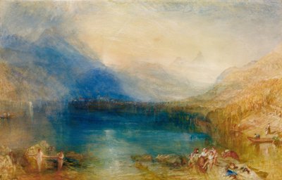 The Lake of Zug: tidlig morgen av Joseph Mallord William Turner