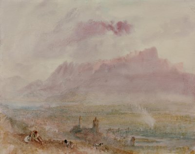 Byen og innsjøen Thun av Joseph Mallord William Turner