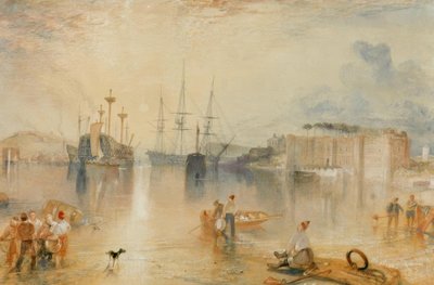Upnor slott av Joseph Mallord William Turner