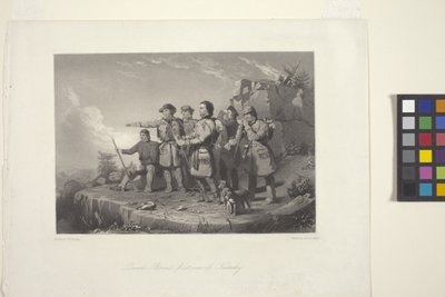 Daniel Boones første utsikt over Kentucky av William Tylee (after) Ranney
