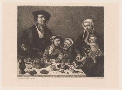 Portrett av Pieter Jan Foppesz. og Alijd van Beresteyn med barna deres av William Unger
