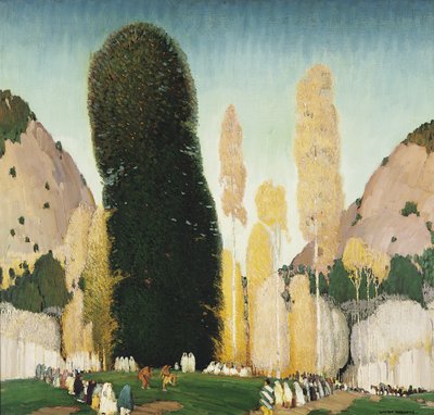 A Mountain Ceremony, ca. 1930 (olje på lerret) av William Victor Higgins