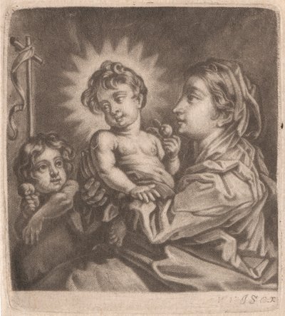 Jomfru, Kristusbarn og St. Johannes av William Vincent