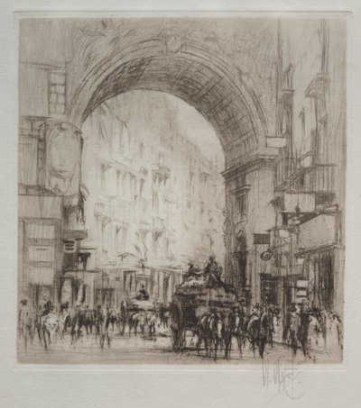 San Carlo Arch, Napoli av William Walcot