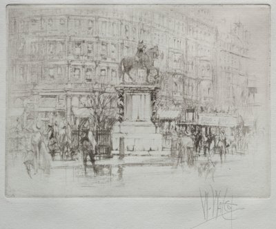 Charing Cross: Statuen av Charles I av William Walcot