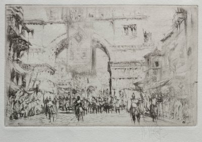 Hadrian kommer inn i Salonica av William Walcot