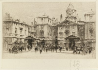 London-sett: Horseguards av William Walcot