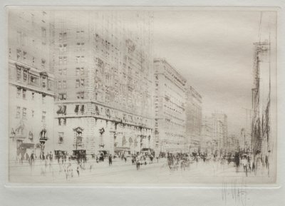 Park Avenue, New York av William Walcot