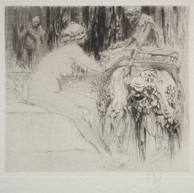 Bacchanten og den unge faunen av William Walcot