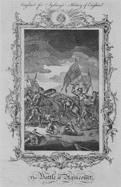 Slaget ved Agincourt, 1773. av William Walker