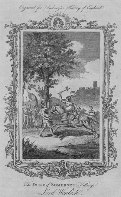 Hertugen av Somerset drepte Lord Wenlock, 1773. av William Walker