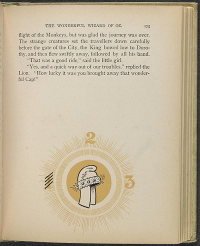 Illustration aus "Der wunderbare Zauberer von Oz" von Lyman Frank Baum von William Wallace Denslow