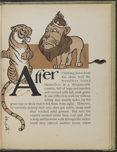 Illustrasjon fra «Den fantastiske trollmannen fra Oz» av Lyman Frank Baum av William Wallace Denslow