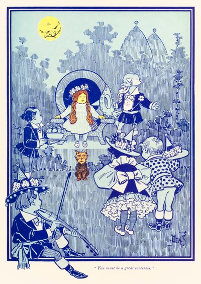 ?Du må være en stor trollkvinne.? fra ?The Wonderful Wizard of Oz? av L. Frank Baum av William Wallace Denslow
