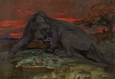 Svart panter av William Walls