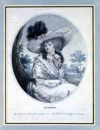 Almeida, gravert av kunstneren, pub. av Prattent av William Ward