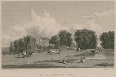 Utsikt over Hampstead Heath av William Westall