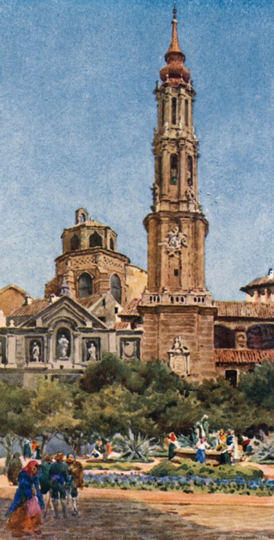 Saragossa, La Seo (fargemedlemmer) av William Wiehe Collins