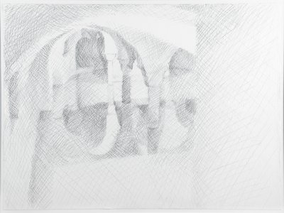 Flooded Crypt, San Zaccaria, Venezia, 2006 (blyant på papir) av William Wilkins