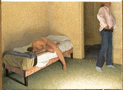 Interiør med figurdressing av William Wilkins
