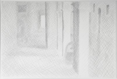 Sotoportego Salviati, Venezia, 2009 (blyant på papir) av William Wilkins