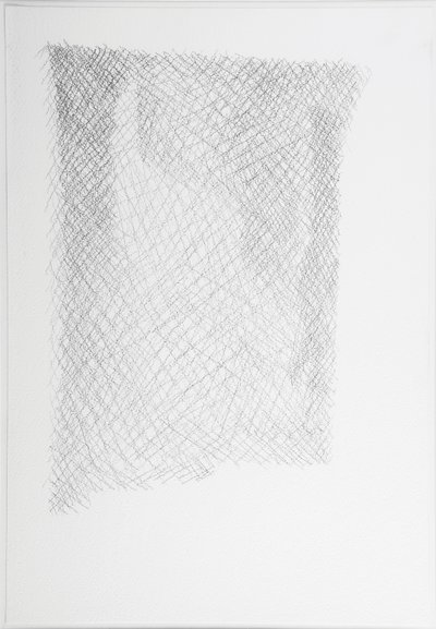Sotoportego med figur, Venezia, 2008 (blyant på papir) av William Wilkins