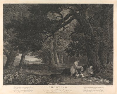 Skyting, Plate IV av William Woollett