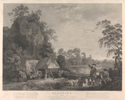 Skyting, Plate I av William Woollett