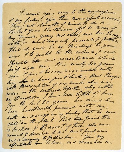 Brev fra William Wordsworth om Samuel Taylor Coleridges død, 29. juli 1834. av William Wordsworth