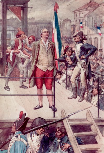 Henrettelse av kong Ludvig XVI av William after Rainey