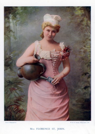 Florence St John , engelsk skuespiller og sanger, 1901. av William and Daniel Downey