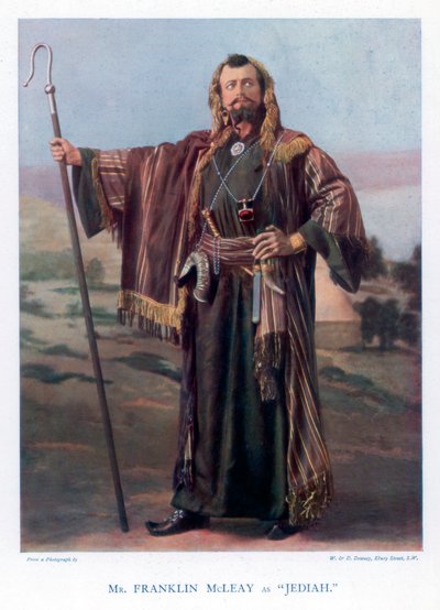 Franklin McLeay , kanadisk skuespiller, 1901. av William and Daniel Downey