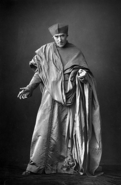 Henry Irving 1838-1905, engelsk skuespiller, 1893. av William and Daniel Downey
