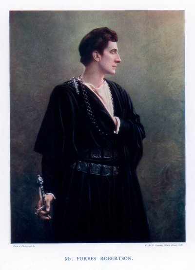 John Forbes-Robertson , britisk skuespiller og teatersjef, 1901. av William and Daniel Downey