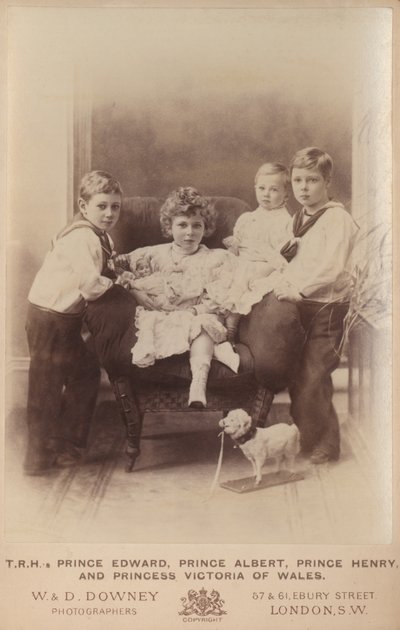 Prins Edward, Prins Albert, Prins Henry og Prinsesse Victoria av Wales av William and Daniel Downey