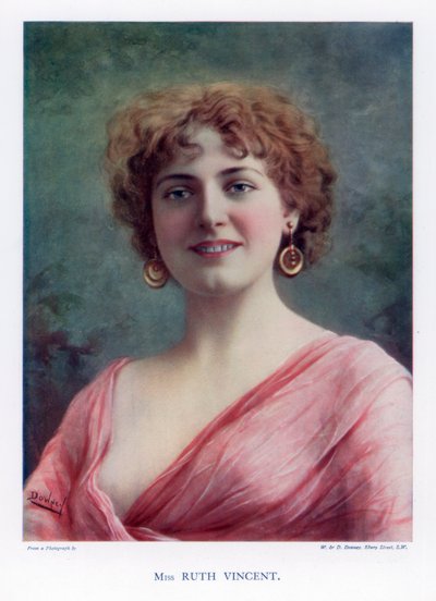 Ruth Vincent , skuespillerinne og sanger, 1901. av William and Daniel Downey