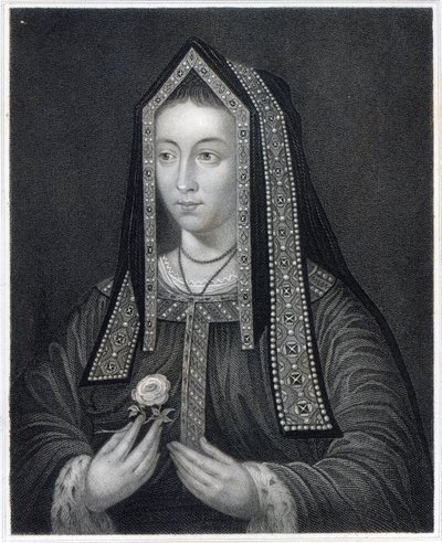 Portrett av Elizabeth av York av William the Younger Holl