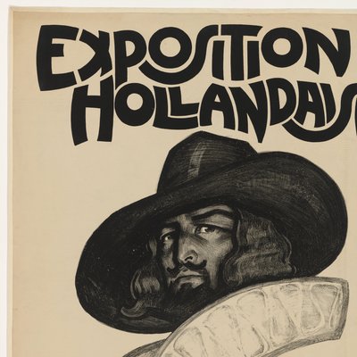 Plakat for Exposition Hollandaise i Paris, 1921 Exposition Hollandaise (tittel på objekt) av Willy Sluiter