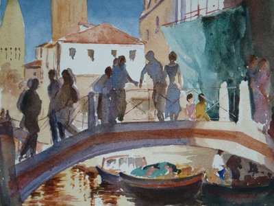 475 Ponte dei Pugni - siste av solen (1) av Wilson Clive