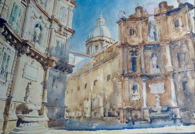572 Sen ettermiddagsskygger - Palermo, Quattro Canti av Wilson Clive